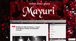 Desktop Screenshot of dancemayuri.org